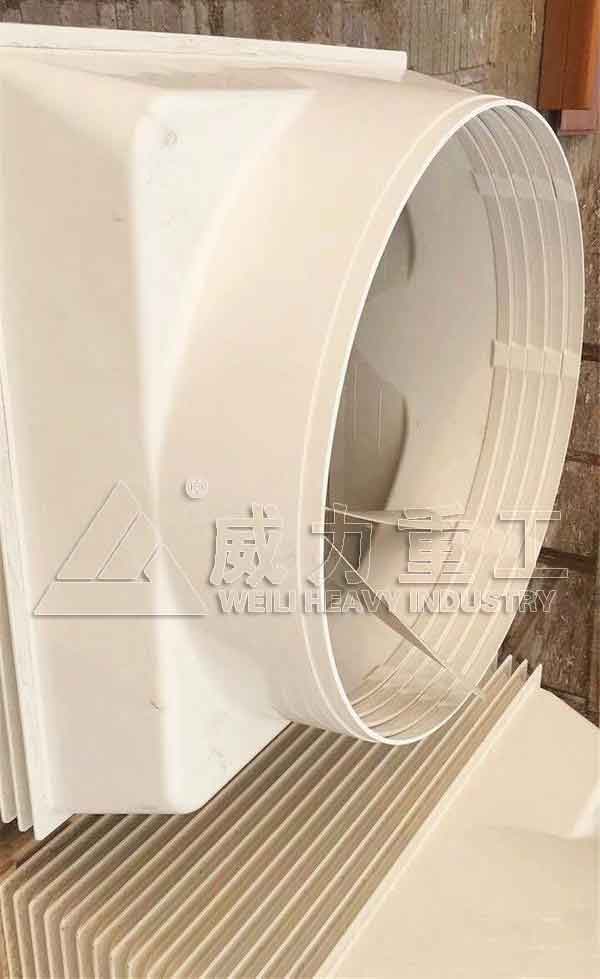 壓制成型的玻璃鋼風機罩殼產品