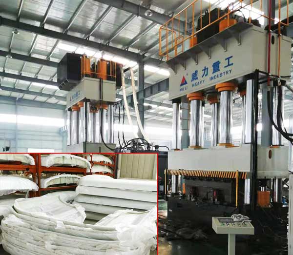 2000噸汽車導流罩模壓液壓機