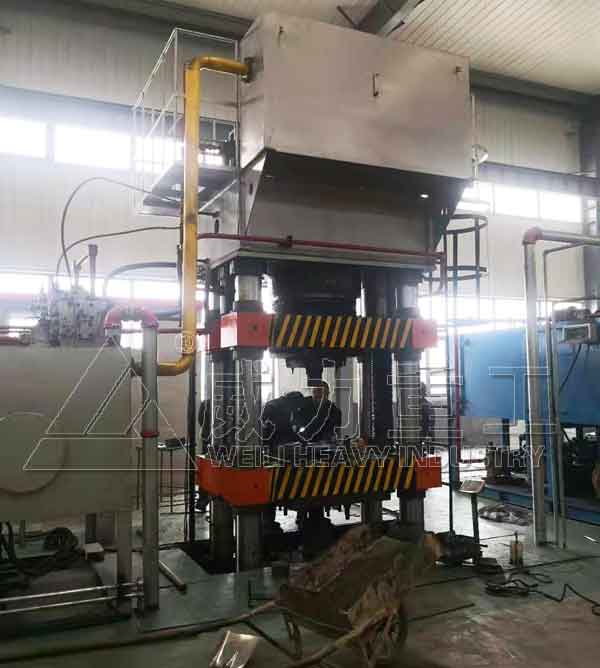 500噸硅酸鈣板成型液壓機