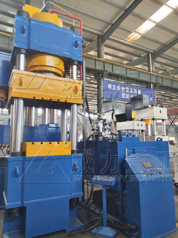 630噸雙面加壓耐火磚成型液壓機