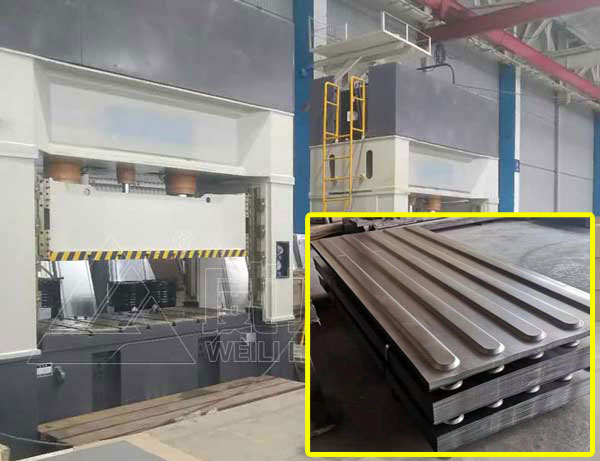 800噸集裝箱側板成型液壓機