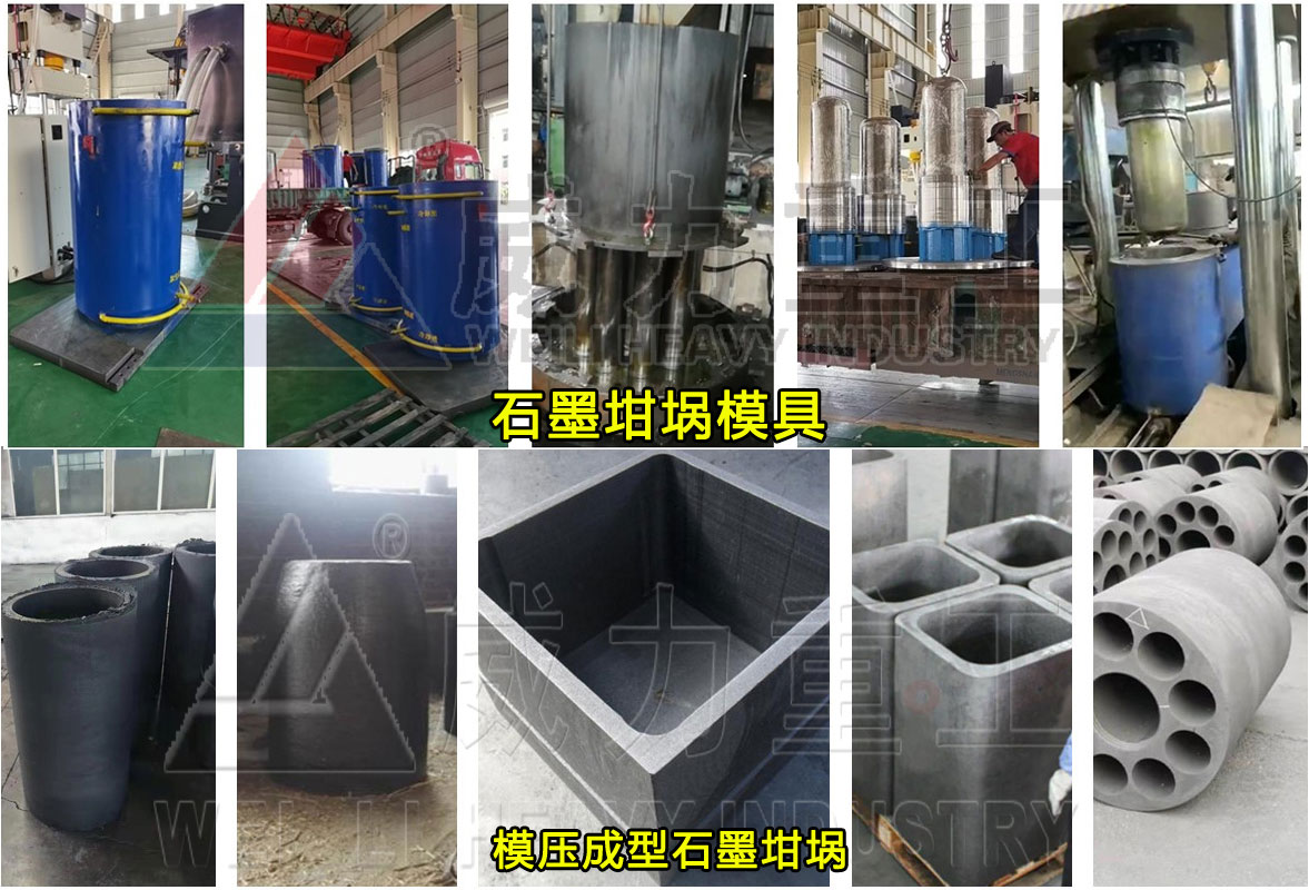 石墨坩堝模具與壓制成型石墨坩堝產品